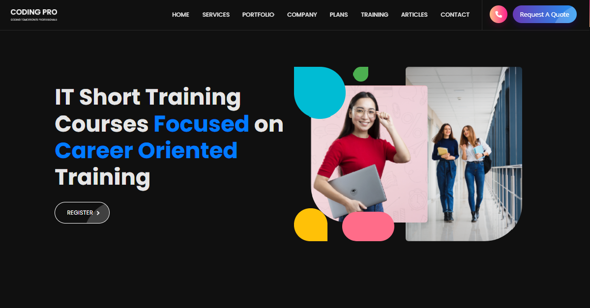Training | Coding Pro Private Limited